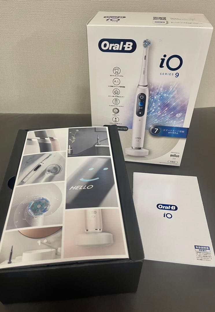 【新品未使用】ブラウンオーラルB iO9 ホワイトアラバスタープロフェッショナル