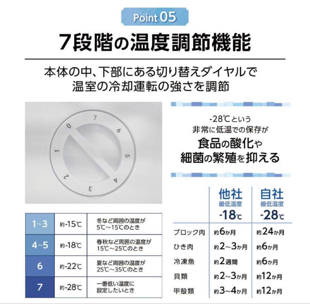 冷凍庫 小型 家庭用 60L スリム 省エネ ノンフロン 家庭用冷凍庫 セカンド