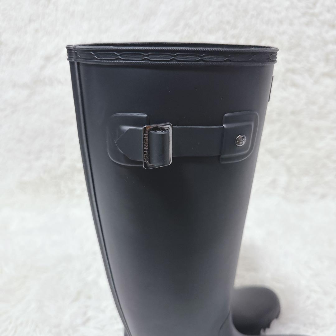 未使用　HUNTER レインブーツ　23cm UK4ロングブーツ　長靴