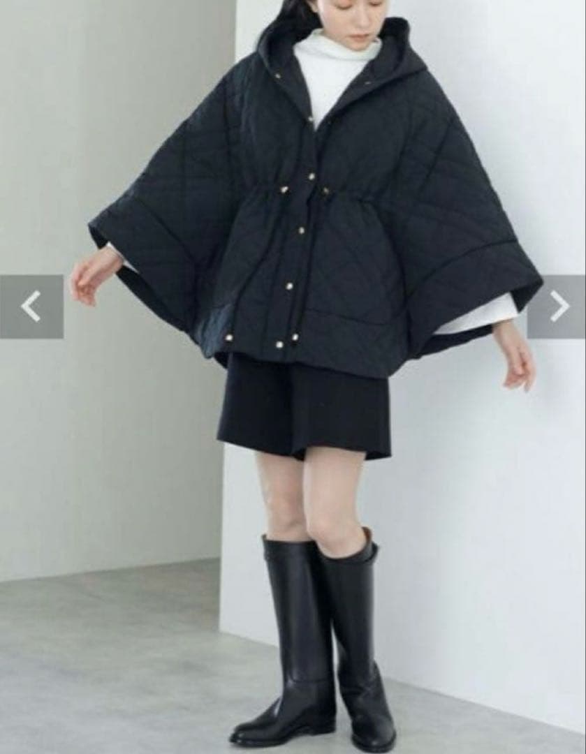 maison de Dolce. メゾンドドルチェ　キルティングポンチョ