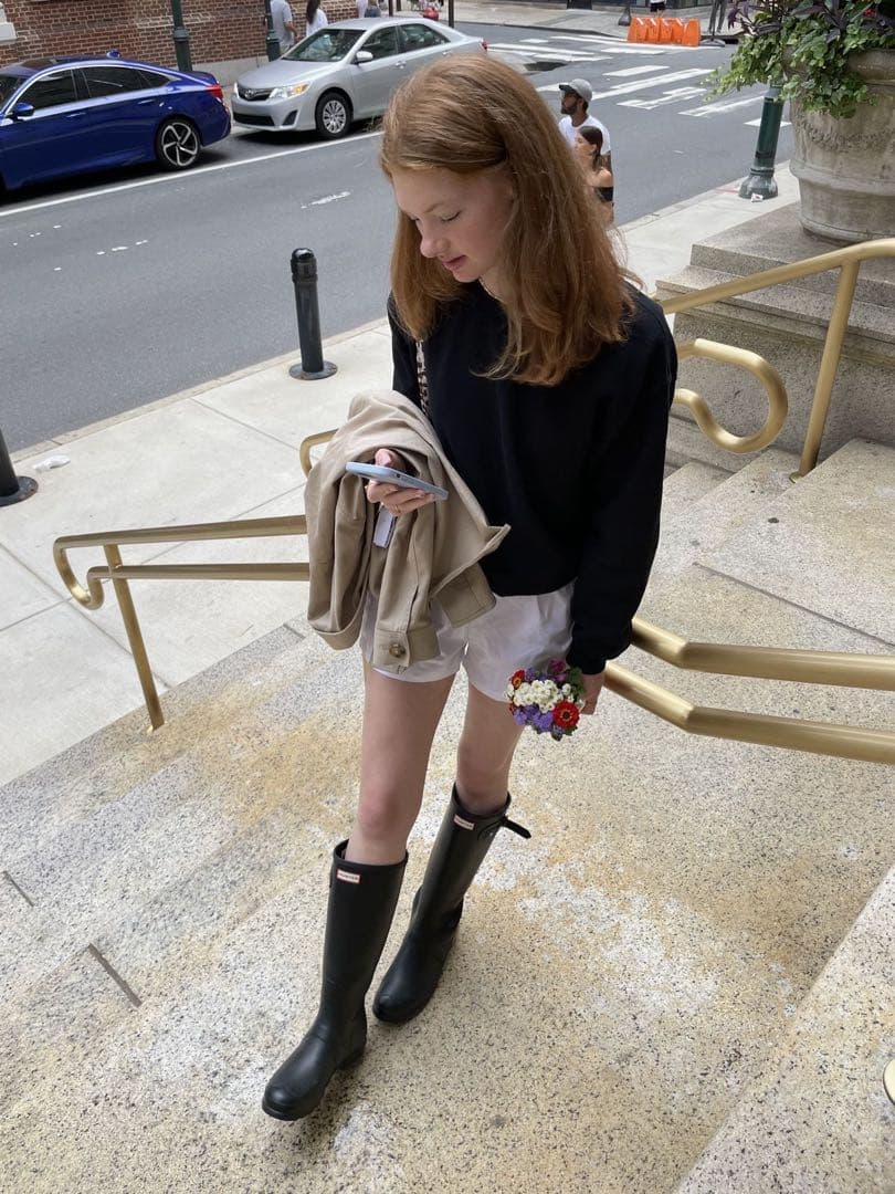 新品　HUNTER WOMENS ORIGINAL TALL BOOT 24cm