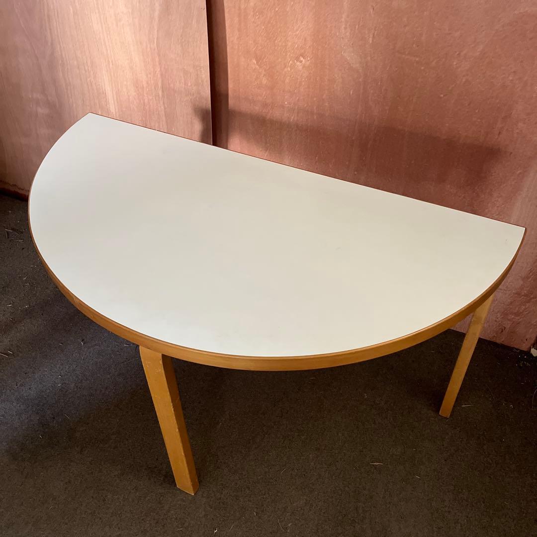 Aalto Artek 半円テーブル　ラミネート
