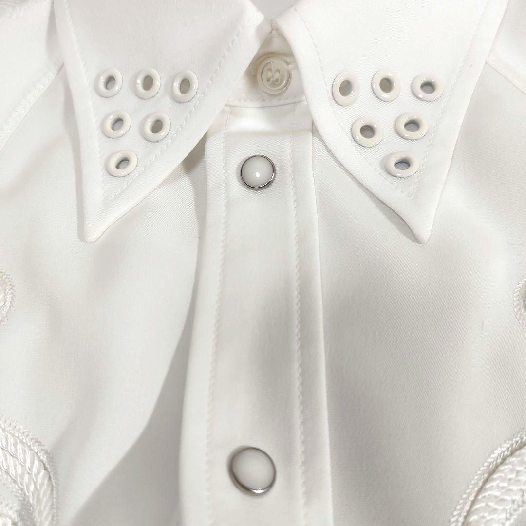 美品 TOGA PULLA トーガプルラ ウエスタン 刺繍 フリンジ 長袖シャツ