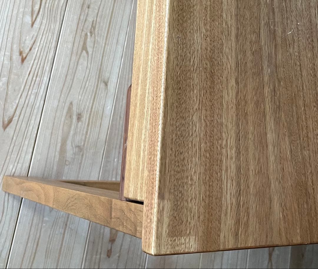 k*n様 楠 天然無垢 デスク リボス社塗装 橋詰家具製 ラスク 110cm 国