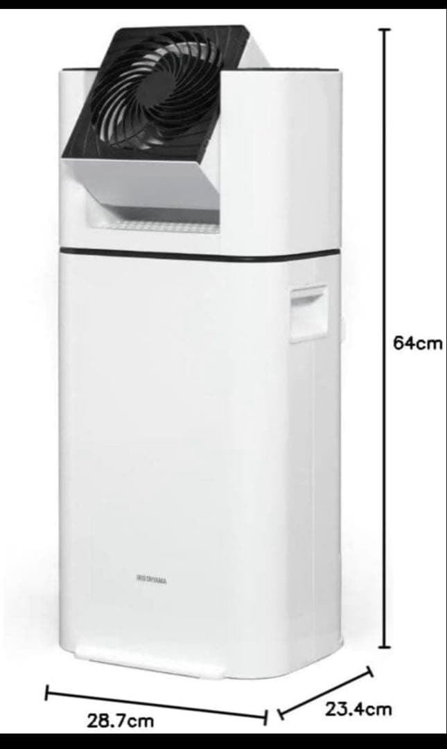 美品　IJD-150-W アイリスオーヤマ サーキュレーター　衣類除湿機