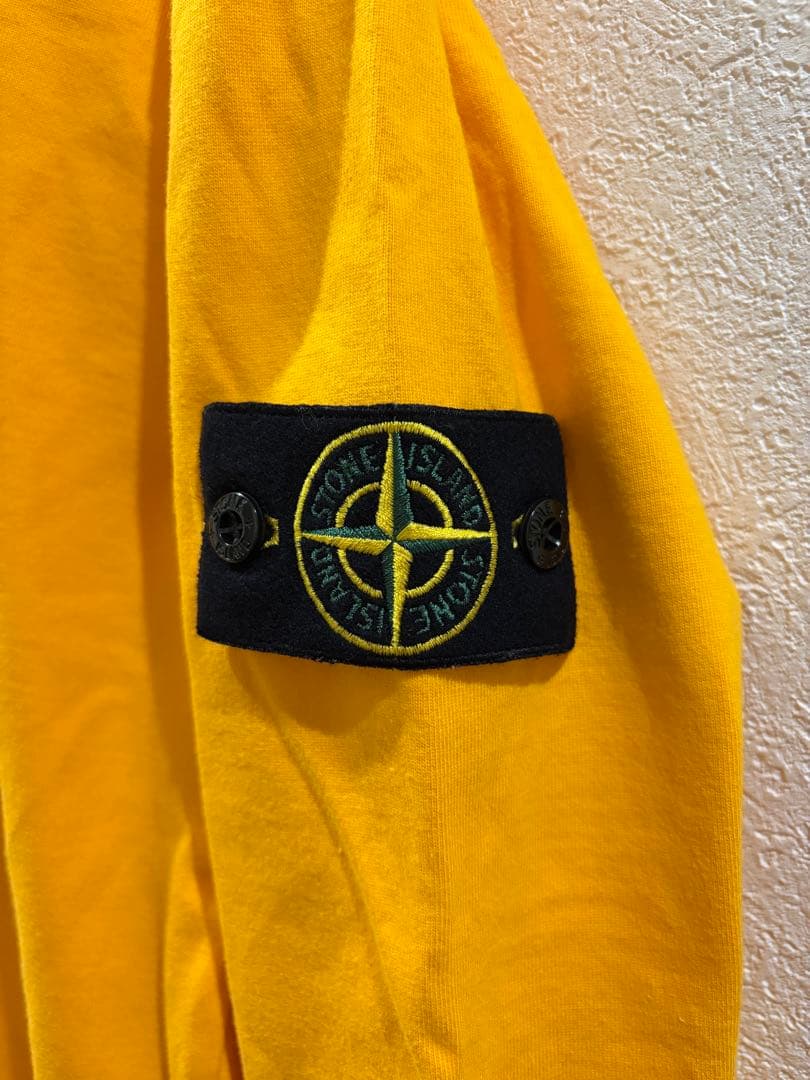 Stone コットントレーナー イエロー S