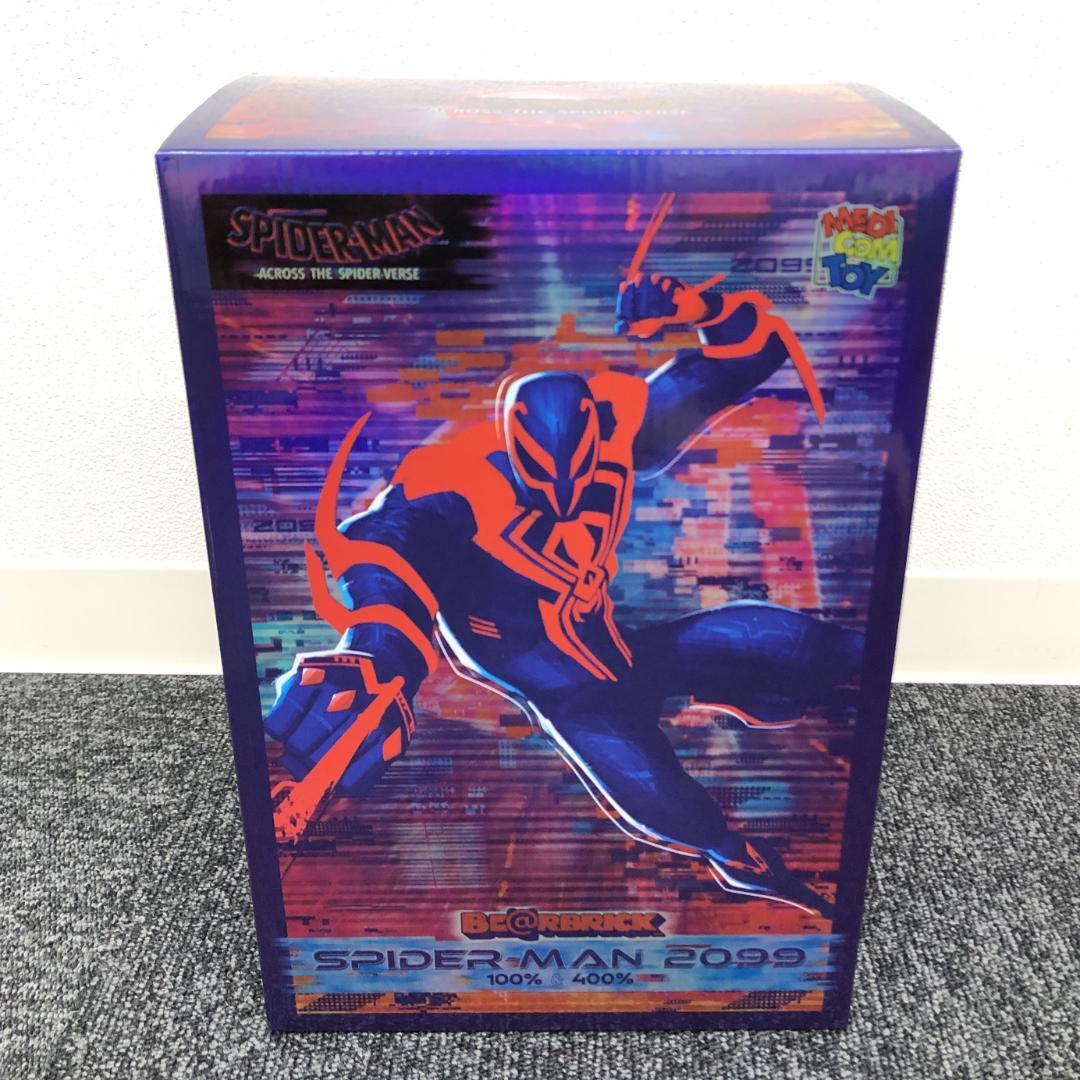 【新品未開封】BS047/ベアブリック/スパイダーマン2099/100%400%