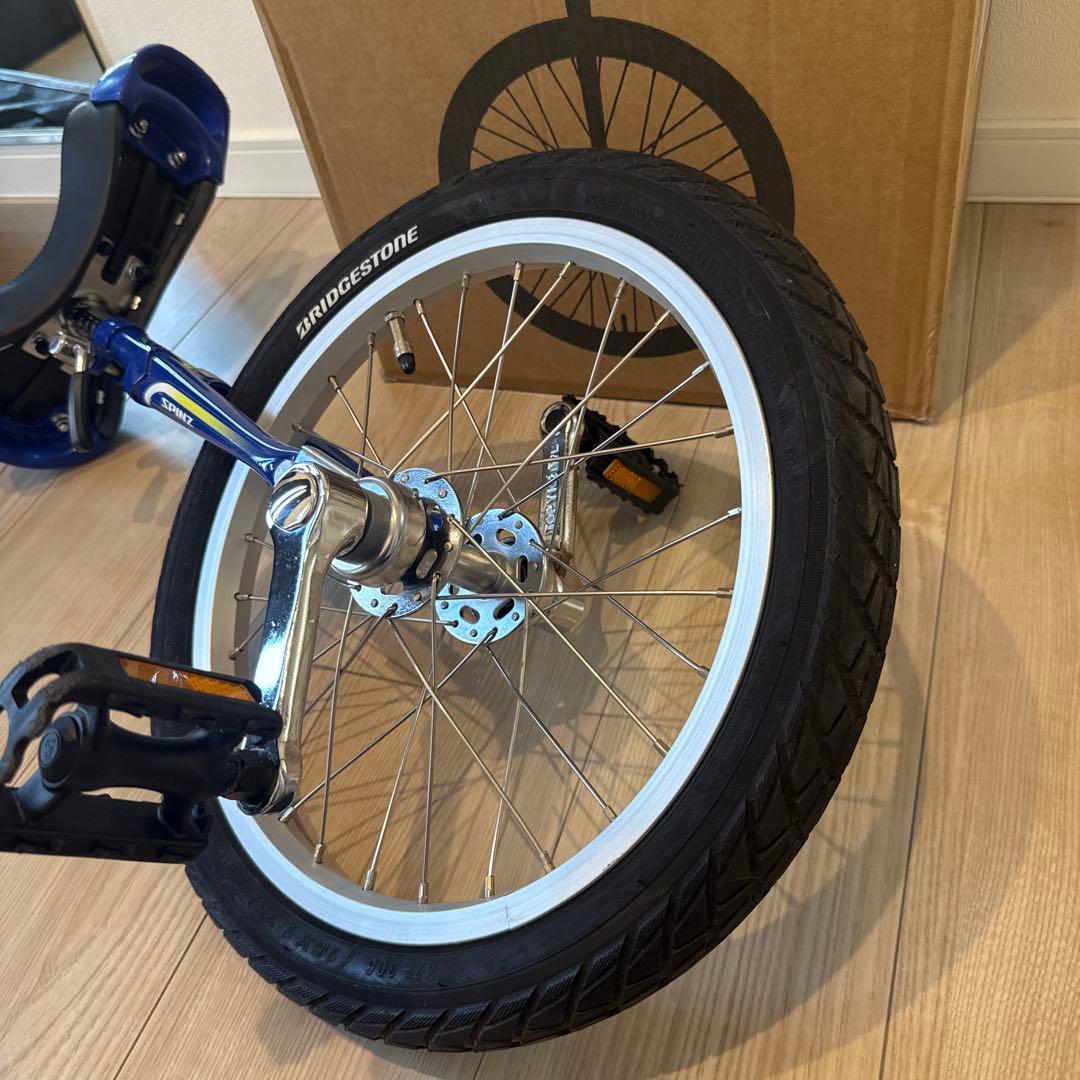 BRIDGESTONE 一輪車 16インチ　ブリヂストン　正規品　スピンズ
