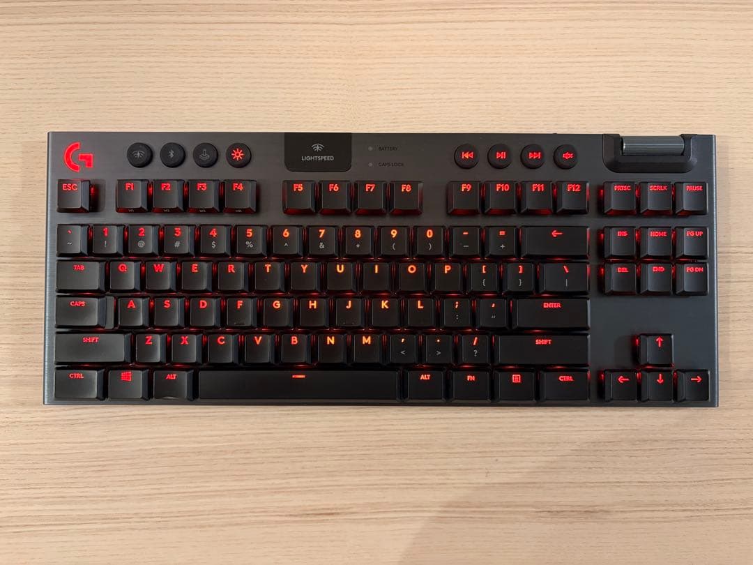 Logitech G915 TKL ワイヤレスキーボード US配列 メカニカル