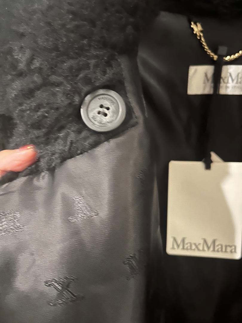 新品未使用タグ付き★マックスマーラ★テディベアケープ