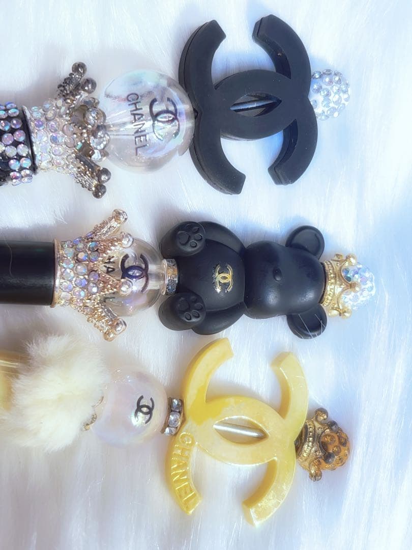 ✧︎*。CHANEL ボールペン 3本セット ブラック ゴールドイエロー