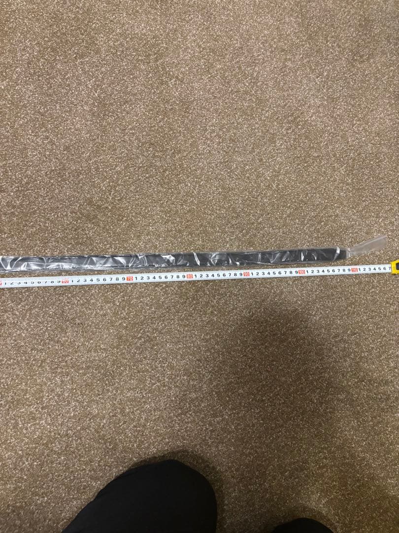 黒レザーベルト ダブルCロゴ 約110cm