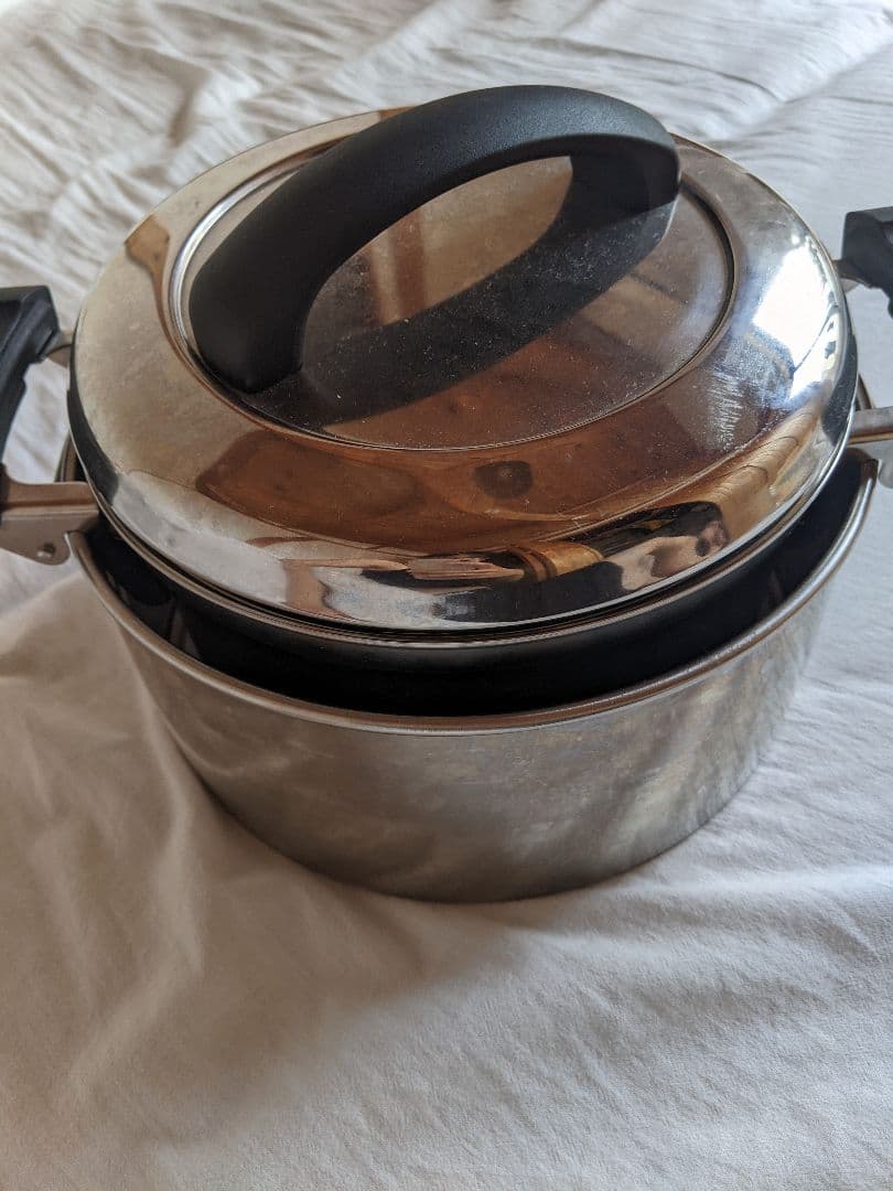 はかせ鍋 保温調理鍋 100種レシピ付き　19cm　エコメルカリ便