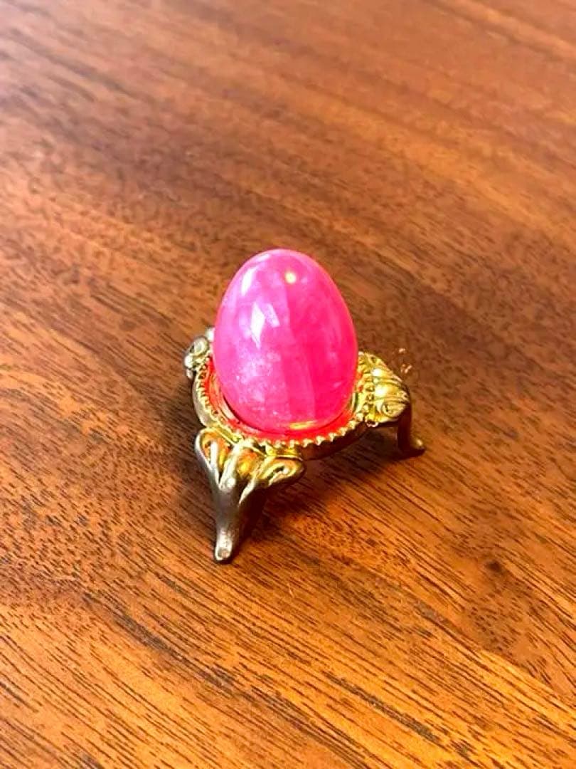 スイートホーム鉱山産　インカローズ　ロードクロサイト　エッグ型　天然石　水晶