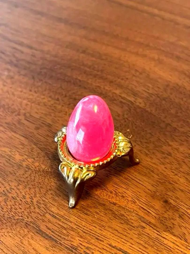 スイートホーム鉱山産　インカローズ　ロードクロサイト　エッグ型　天然石　水晶