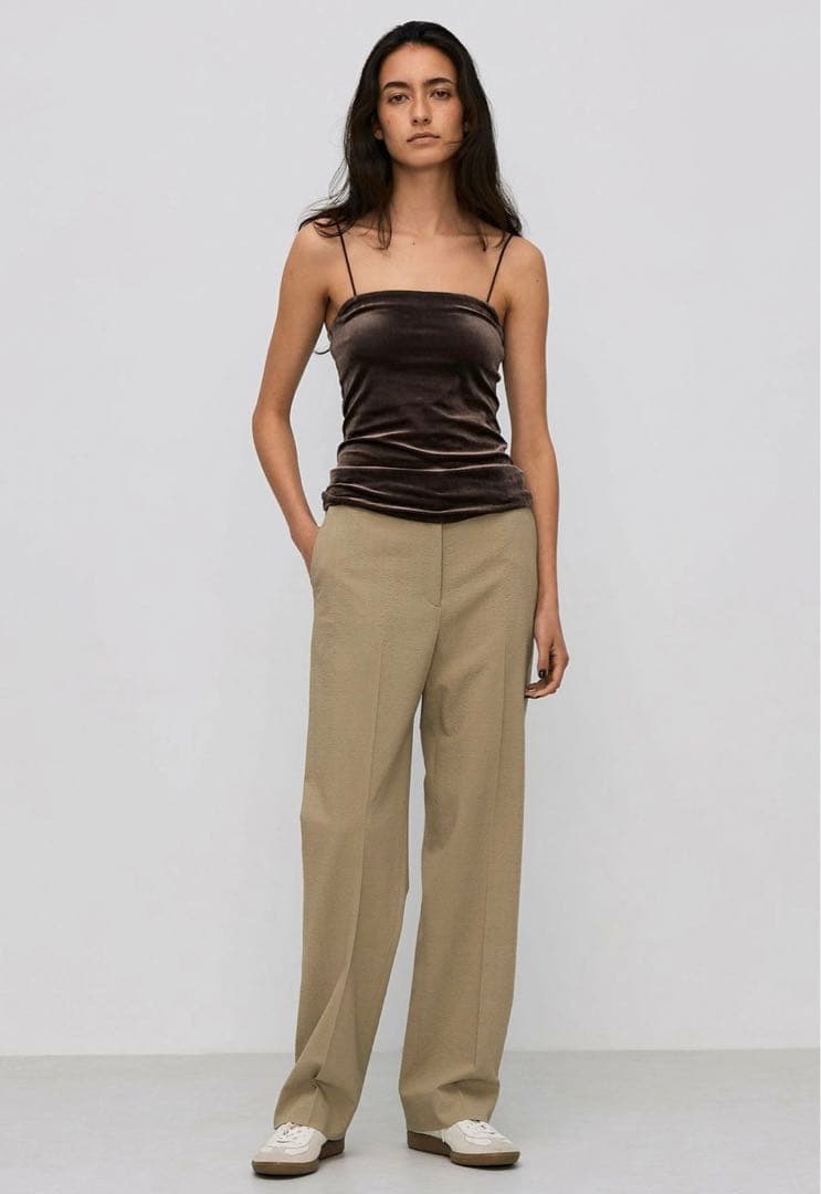 BACCA ベロアジャージー カップインキャミソール