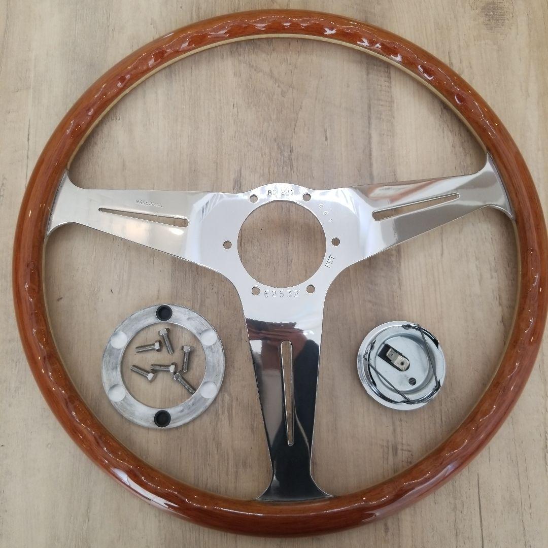 【大径FET刻印有】NARDI☆ナルディクラシックウッドポリッシュ/39Φ