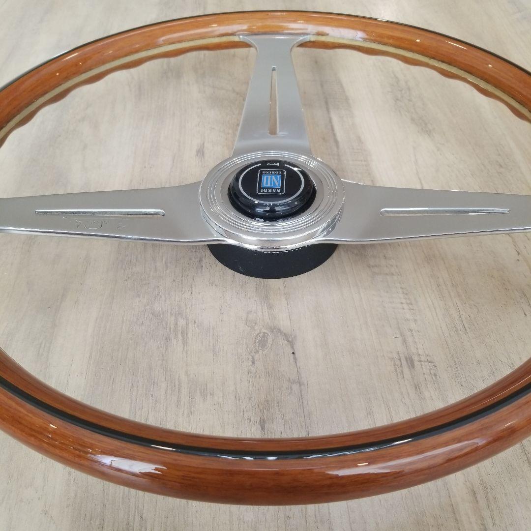 【大径FET刻印有】NARDI☆ナルディクラシックウッドポリッシュ/39Φ