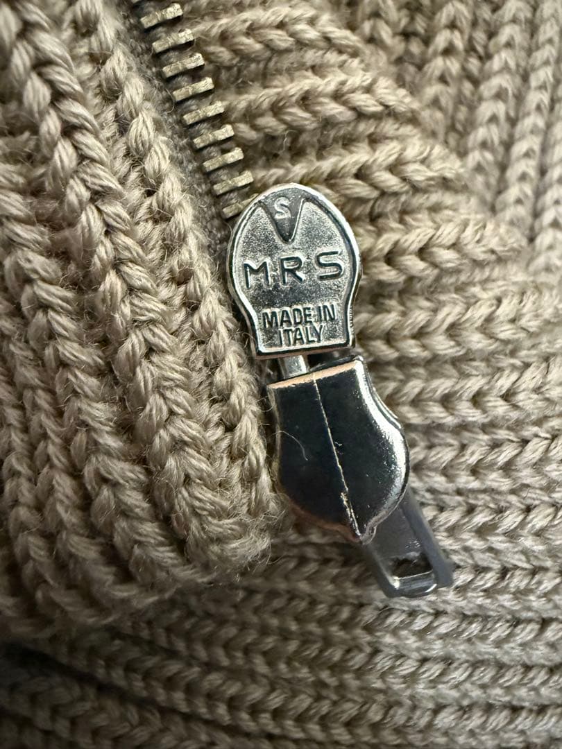 マルジェラ　2004SS ds knit MRS zip.