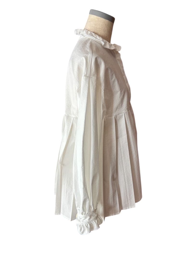 rosymonster ロージーモンスター　ルミエールチュニックブラウス　白