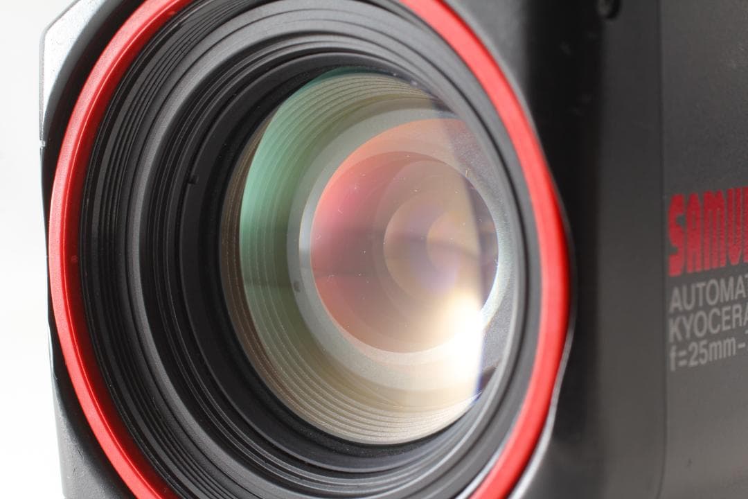 【整備済　美品】京セラ サムライ X3.0 35mmハーフカメラ フラッシOK