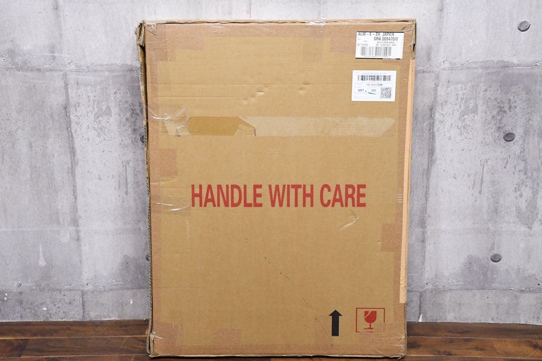 EHK19 未使用品 ザラホーム ウォールミラー オーバル型 ウッドフレーム