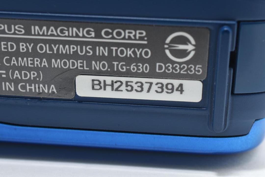 《 美品 》　オリンパス　OLYMPUS STYLUS TG-630　防水カメラ