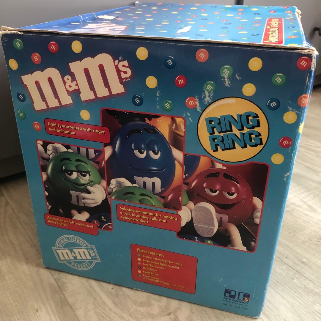 美品希少⭐️日本で繋がるUSA限定ビンテージM&Msフィギュア電話機