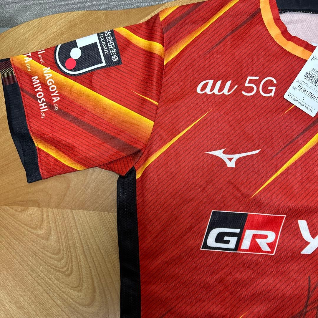 タグ付き未使用 名古屋グランパス サイン入り ユニフォーム Lサイズ