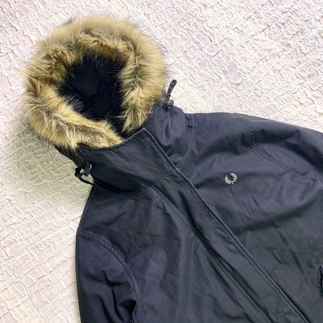 FREDPERRY ロング　モッズコート フィッシュテール 中綿ライナー付き
