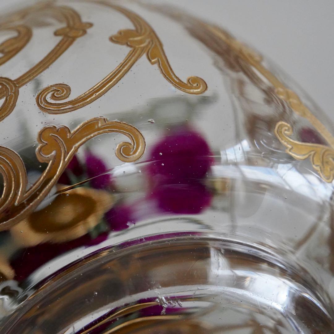 希少★24金彩★美品オールドサンルイ★クリュニー★ボンボニエール★蓋物★小物入れ