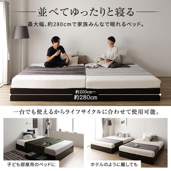 ベッド  ホワイト ダブル ボンネルコイルマットレス付きds-2333076