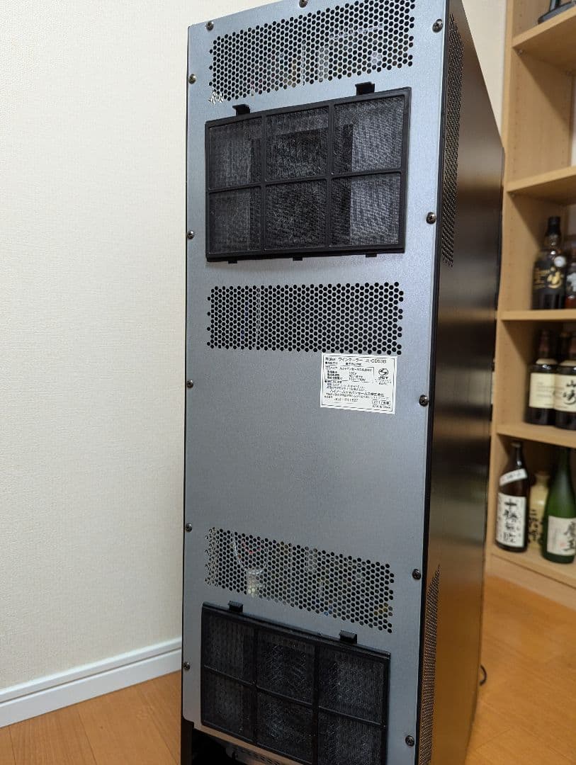 ワインクーラー　ブラック　JL-CD53B　18本収納