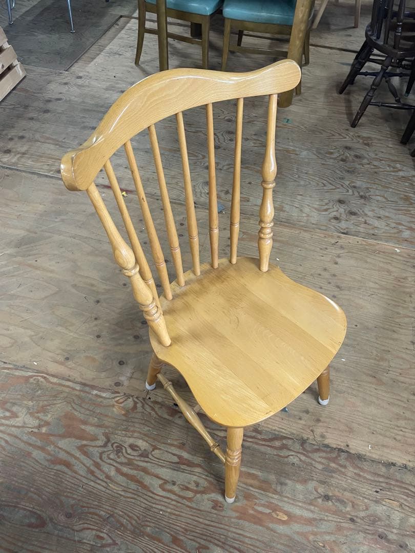 WINDS 太平家具　飛騨　木製　ダイニングチェア ウィンザーチェア　④