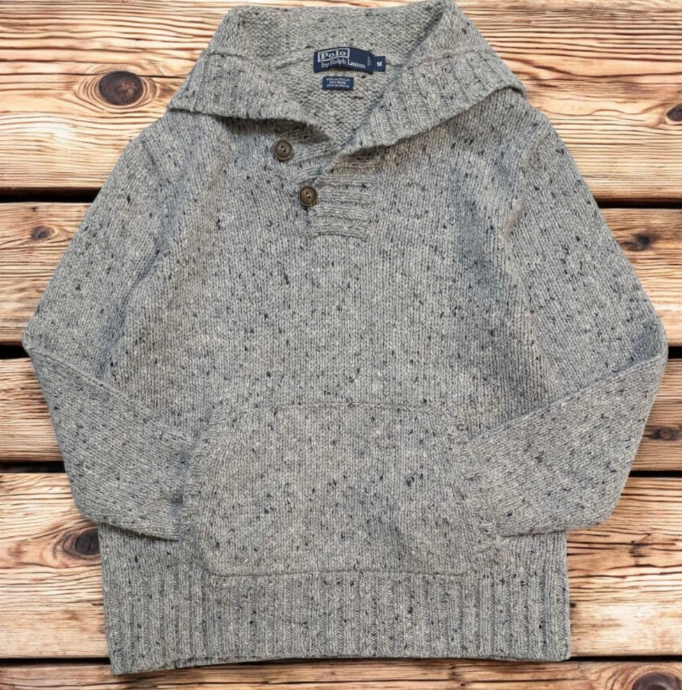 ✨完売品✨ POLO ラルフローレン ニット パーカー フード付き アルパカ