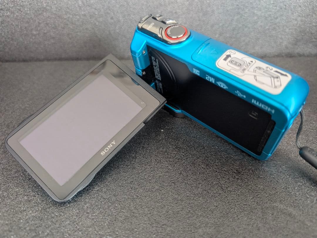 SONY ハンディカム HDR-GW77V ブルー バッテリー4個 充電器付き