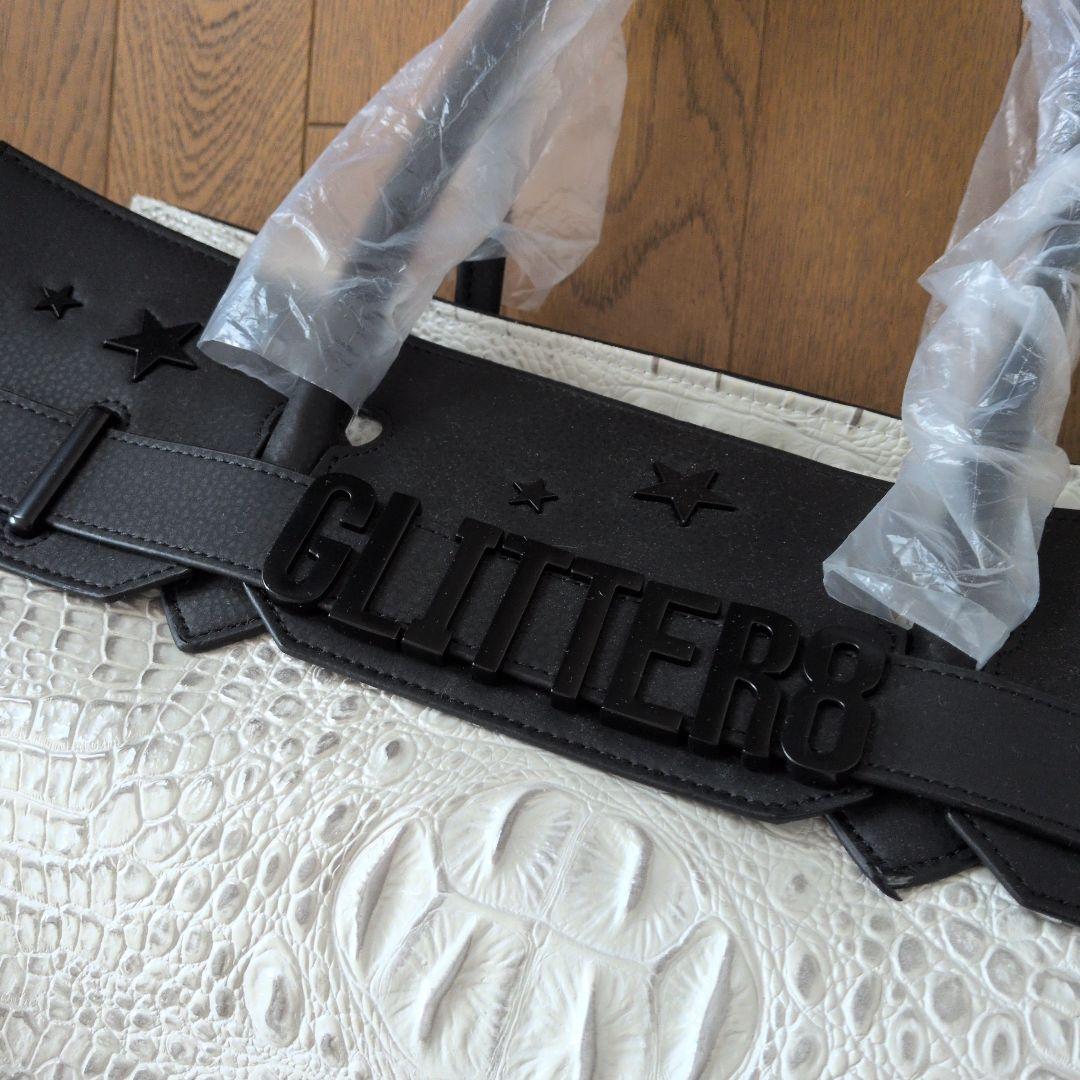 ⭐【新品未使用】GLITTER クロコダイル風ゴルフバッグ