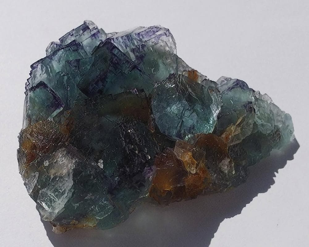 375 フローライト エロンゴ産 ブルーグリーン パープル 蛍石