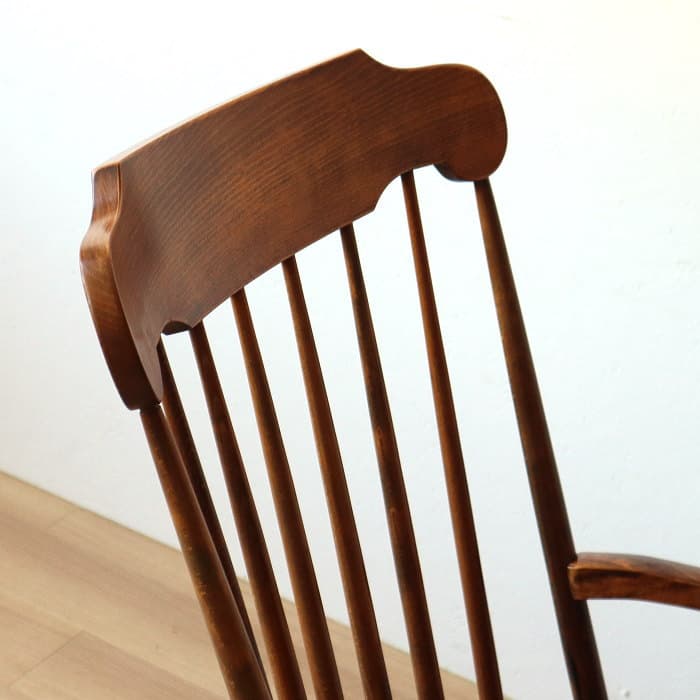 ヴィンテージ ロッキングチェア 飛騨の家具 古家具 ブナ材 無垢材