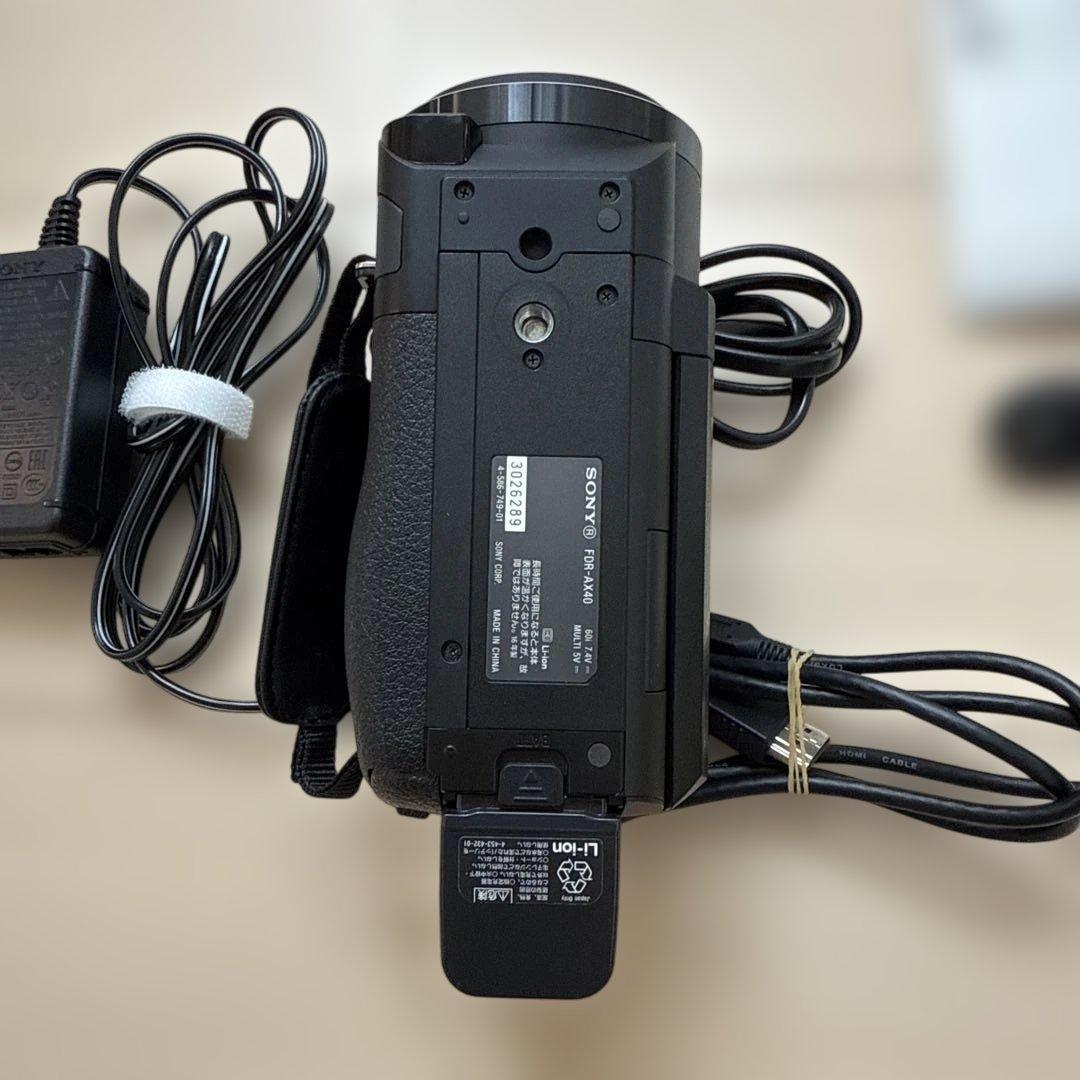SONY 4K ハンディカム FDR-AX40本体 難あり