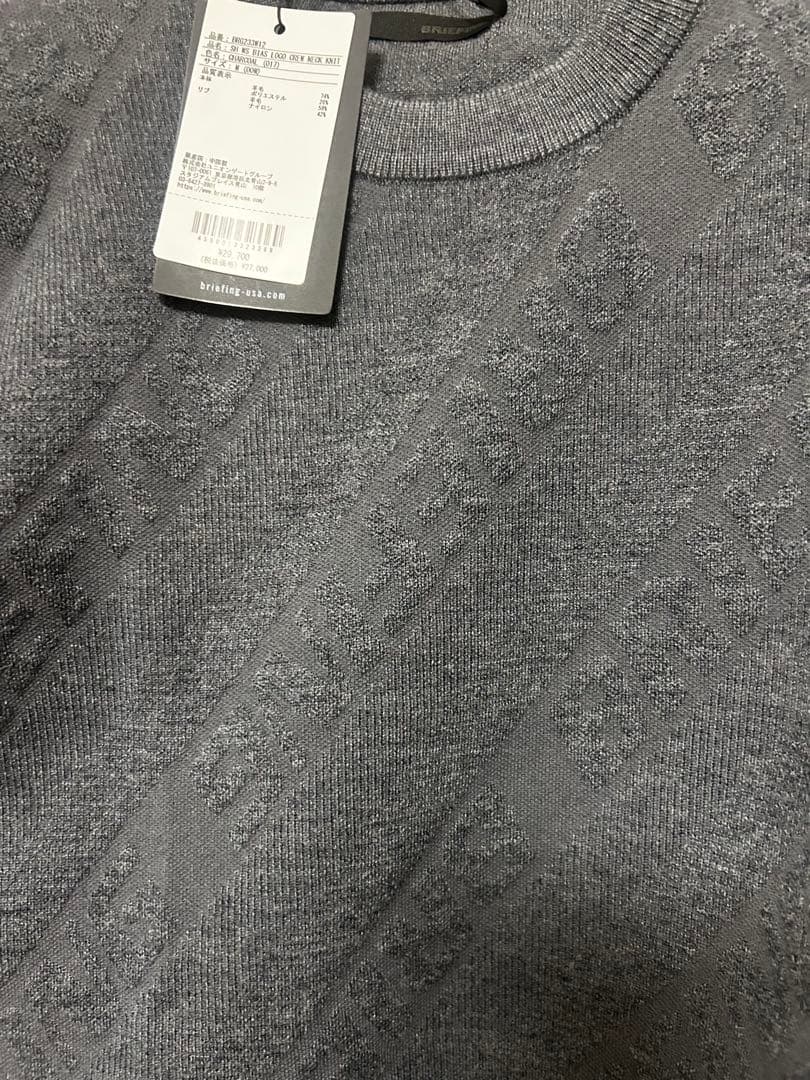 BRIEFING GOLFレディース ニット クルーネックセーター タグ付き新品
