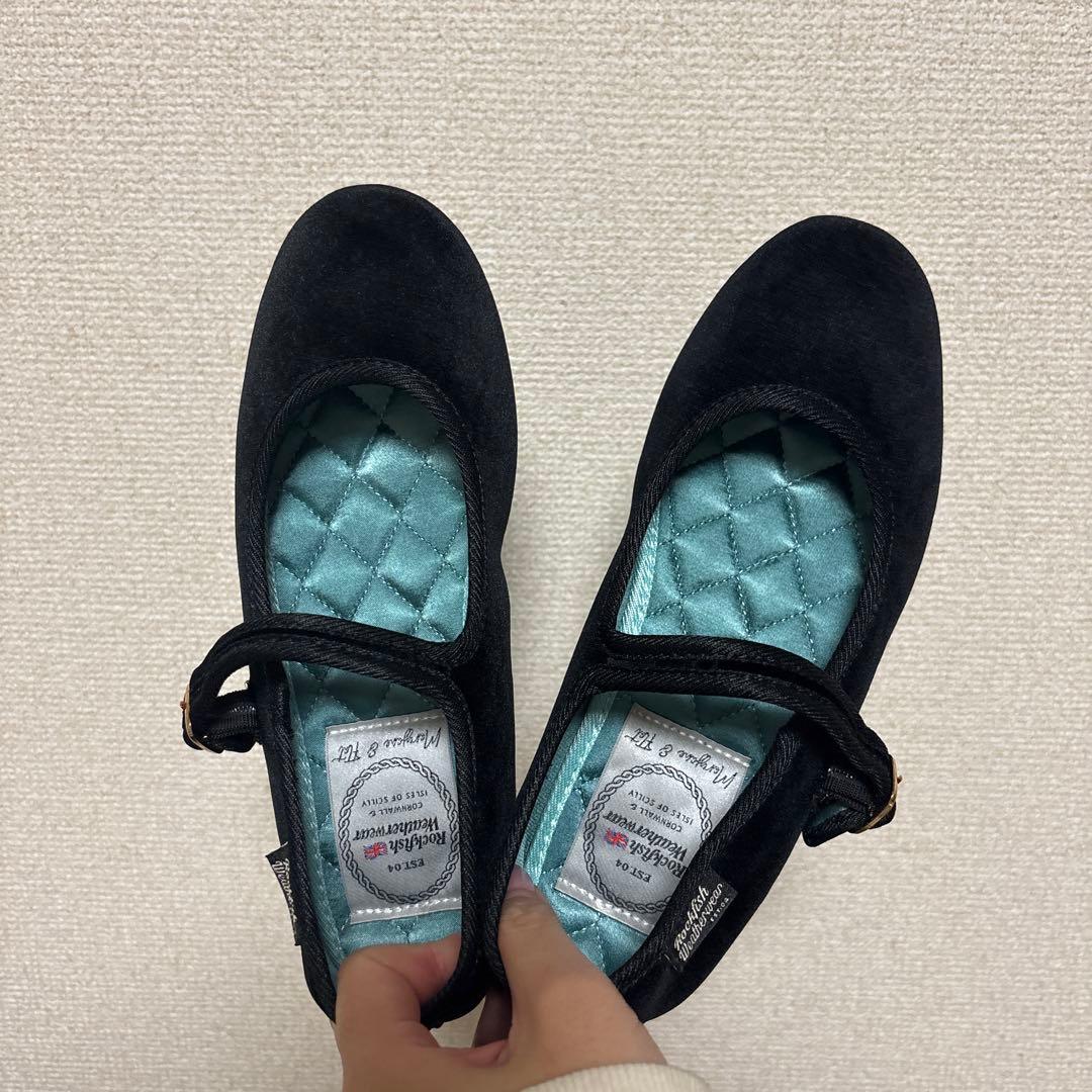 ROCKFISH WEATHERWEAR ブラック フラットシューズ