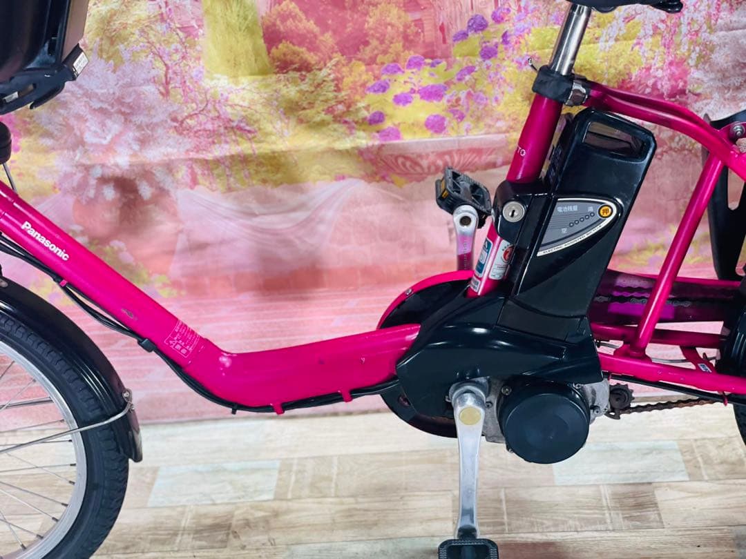 K2610 電動自転車パナソニック ギュット 子供乗せ 20インチ ピンク