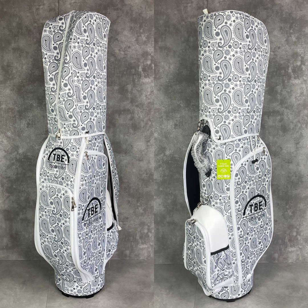 未使用品タグ付き　飛衛門　tobiemon　キャディバッグ　9.5型　5分割