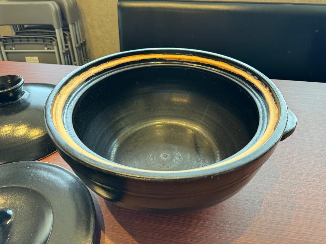 「長谷製陶」 かまどさん 土鍋 二升炊き 2升 直火専用 炊飯鍋 炊き出し