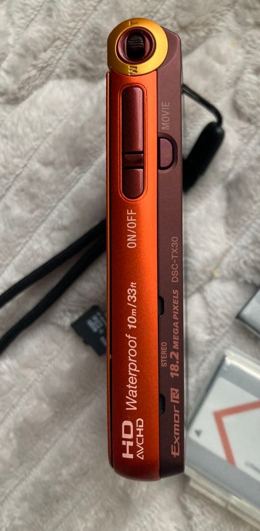 SONY デジタルカメラ　サイバーショット　DSC-TX30 オレンジ