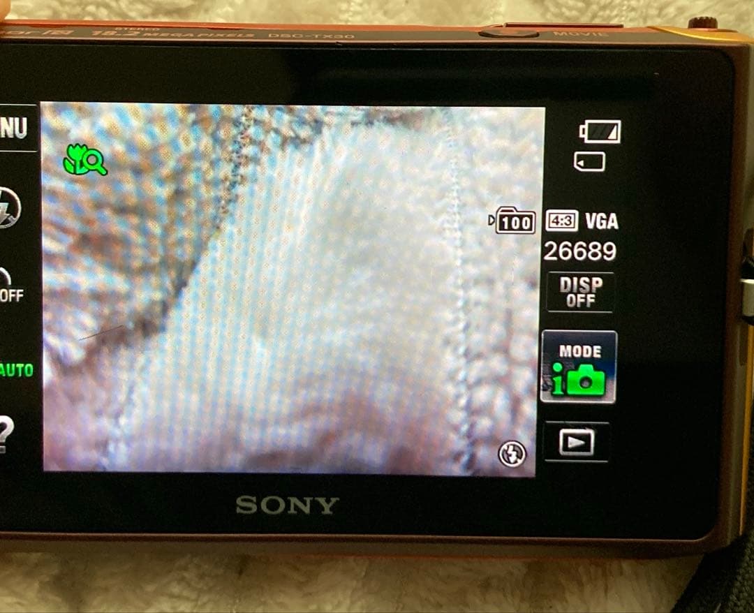 SONY デジタルカメラ　サイバーショット　DSC-TX30 オレンジ