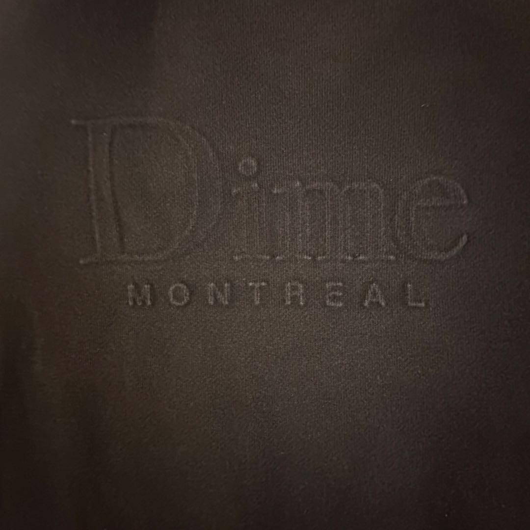 Dime ブラック エンボスロゴ スウェット XL