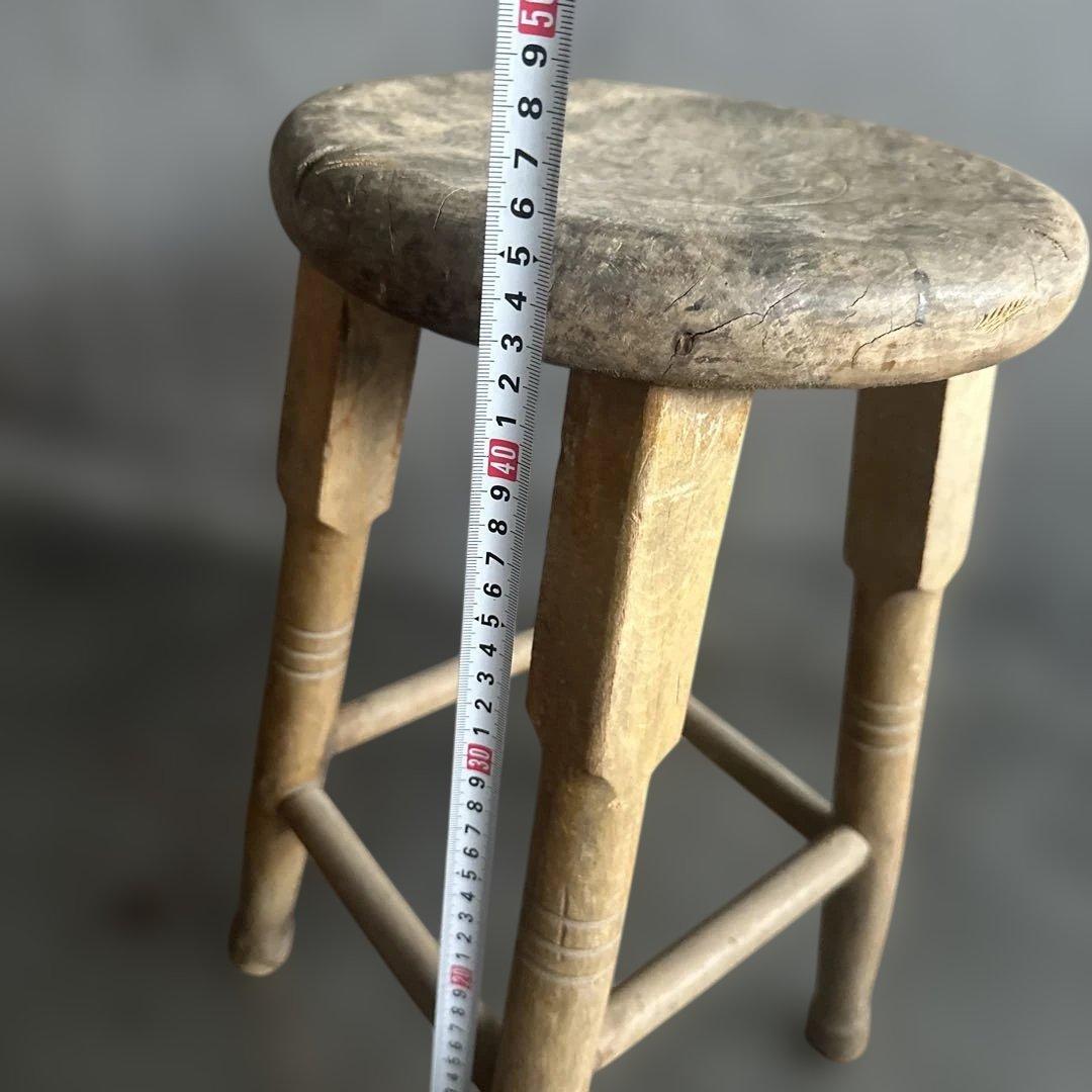 とても味のある木製スツール　ヴィンテージ