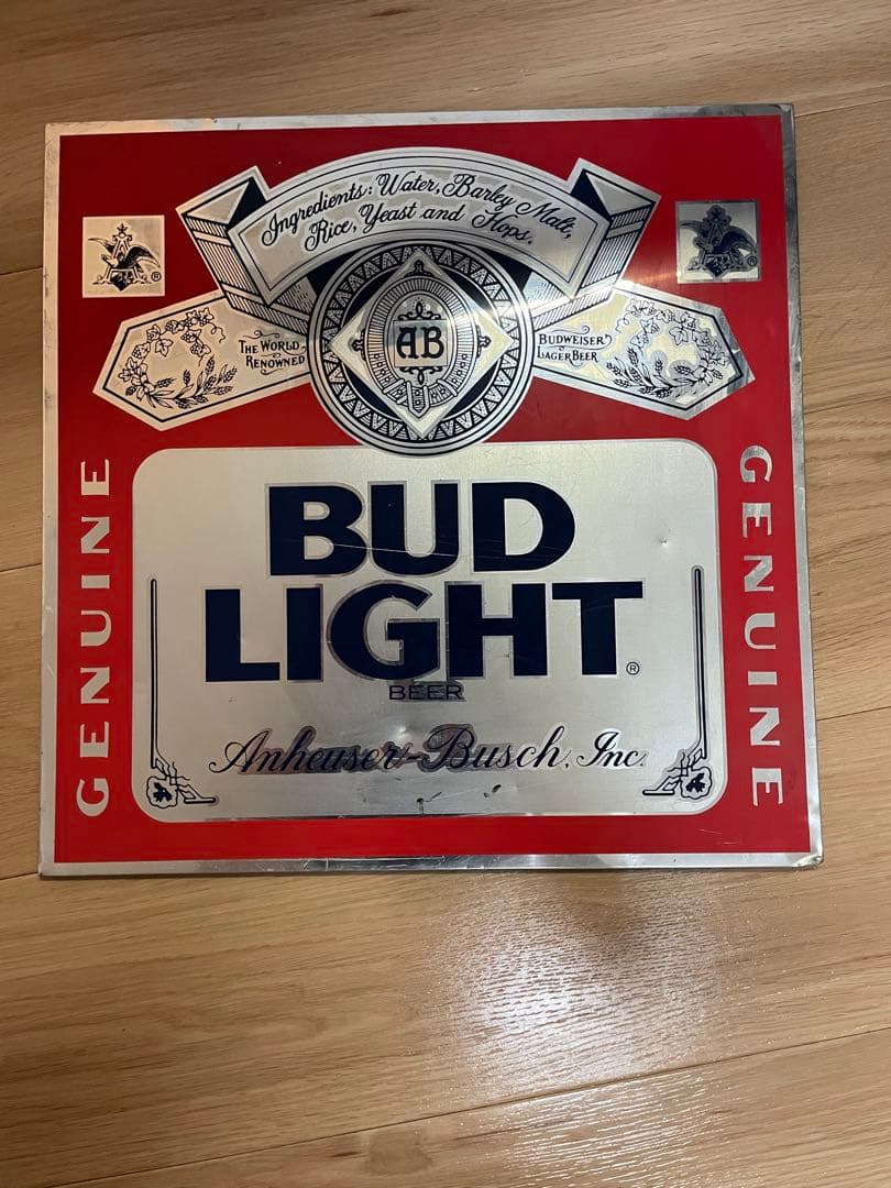 Bud Light ビール広告 サイン